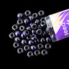Seed Beads, 6/0 Czech, Round, Cobalt, 20 gram Tube