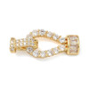 Fold Over Clasp, Teardrop, 22mm, Brass, 18K Gold Plated, Cubic Zirconia, 1 Set