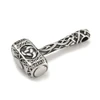 Norse War Hammer Pendant, Stainless Steel, 41x21x9mm