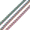 Stainless Steel Chain, Cuban Link, 5x3.5mm, 3.3 ft.