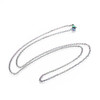 Stainless Steel Chain Necklace, Rainbow, 2mm, Cable Chain, 24 in.