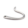 Ear Wires, 16mm, 20 gauge, Stainless Steel, 50 PCS