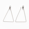 Ear Wires, 38x21mm, 18 gauge, Stainless Steel, 8 Pairs