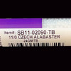 Seed Beads, Czech, Round, 11/0, Alabaster, 24g Tube