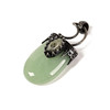Aventurine, Green, Natural, Moon with Labradorite, One Pendant
