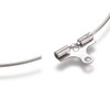 Ear Wires, Hoop, 27mm, 21 gauge, Stainless Steel, 10 PCS