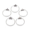 Ear Wires, Hoop, 27mm, 21 gauge, Stainless Steel, 10 PCS