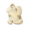 Enamel Charm, American Flag USA, Metal Alloy, 17x12mm, 10 PCS