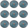Shank Button, Oval, 25x22x7.5mm, Patina Metal Alloy, 4 PCS