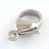 Lobster Claw Clasp, 13x9mm, 316 Stainless Steel, 10 PCS