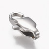 Lobster Claw Clasp, 11x5.5mm, 316 Stainless Steel, 10 PCS