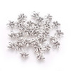 Bee Charm, Double Sided, 10x11x2mm, Antique Silver Plated Metal Alloy, 46 PCS