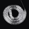 Glass Rondelle, Clear, One 4x8mm Strand, 14~15 inches