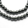 Hematite, Synthetic, Smooth Round, Non-Magnetic