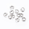 Open Jump Ring, 8mm, 18 Gauge, Stainless Steel, approx. 100 PCS