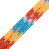 Cubic Zirconia, Multicolor, Dyed, Lab-Created, Faceted Rondelle, One 2x3mm Strand