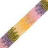 Cubic Zirconia, Multicolor, Dyed, Lab-Created, Faceted Rondelle, One 2x3mm Strand