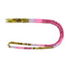 Cubic Zirconia, Multicolor, Dyed, Lab-Created, Faceted Rondelle, One 2x3mm Strand