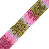 Cubic Zirconia, Multicolor, Dyed, Lab-Created, Faceted Rondelle, One 2x3mm Strand