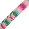 Cubic Zirconia, Multicolor, Dyed, Lab-Created, Faceted Rondelle, One 2x3mm Strand
