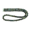 Kyanite, Green, Stabilized, Smooth Round, One 6mm Strand