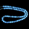 Opalite, Glass, Blue, Smooth Round, 6mm