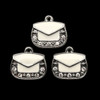 Bling Charm, Rhinestone & Enamel, Purse, 19x17mm, Metal Alloy, 3 PCS