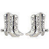 Shank Button, Cowboy Boot, 16x6mm, Antique Silver Plated Metal Alloy, 10 PCS