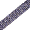 Tanzanite, Heated, Faceted Rondelle, 2x5mm