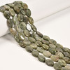 Kyanite, Green, Stabilized, Smooth Oval, 10x14mm