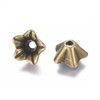 Bead Cap, Petal, 8.5x5mm, Antique Bronze Plated, Metal Alloy, approx. 80 PCS
