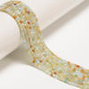 Amazonite, Mixed, Natural, Faceted Round, 2mm, One Strand