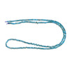 Apatite, Neon, Natural, Faceted Round, One 2mm Strand