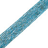 Apatite, Neon, Natural, Faceted Round, One 2mm Strand