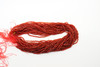 Carnelian Agate, Heated, Faceted Round, 3mm, One Strand