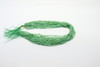 Chrysoprase, Natural, Faceted Round, 3mm, One Strand