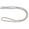 Labradorite, Natural, Faceted Round, One 3mm Strand