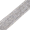 Labradorite, Natural, Faceted Round, One 3mm Strand