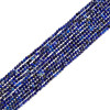 Lapis, Natural, Faceted Round, 3mm, One Strand