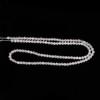 Moonstone, Natural, Faceted Round, One 3mm Strand