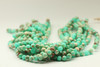 Impression Jasper, Green, Dyed, Smooth Round, One 8mm Strand