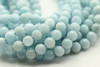 Aquamarine, Heated, Smooth Round