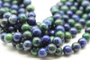 Chrysocolla Chinese, Dyed, Smooth Round, One Strand