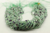 Fluorite, Mixed Colors, Natural, Smooth Round, 4mm, One Strand