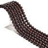 Garnet, Natural, Smooth Round 6mm