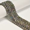 Labradorite, Natural, Smooth Round, 8mm