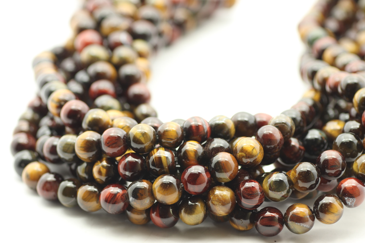 Tigers Eye Mix 8mm Beads