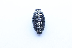 Black & Silver Crystal Football