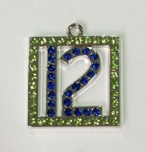 #12 Crystal Pendant 25x25mm #12 Crystal Pendant 25x25mm