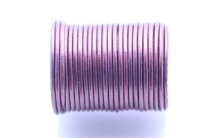 Leather Cord, Purple, Dyed, 1.5mm Round, 32 Feet (10mtrs)